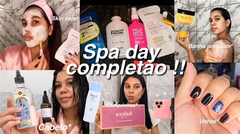 SPA DAY COMPLETO dia de autocuidado hidratação noturna skin care