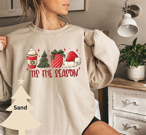 Tis The Season Sweatshirt Christmas Tis The Season Sweatshirt Merry