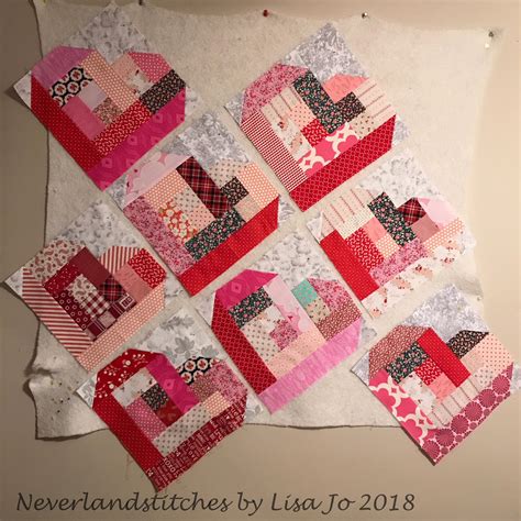 Log Cabin Heart Quilt Pattern Linking Heart Pattern Quilt Pattern Ideas