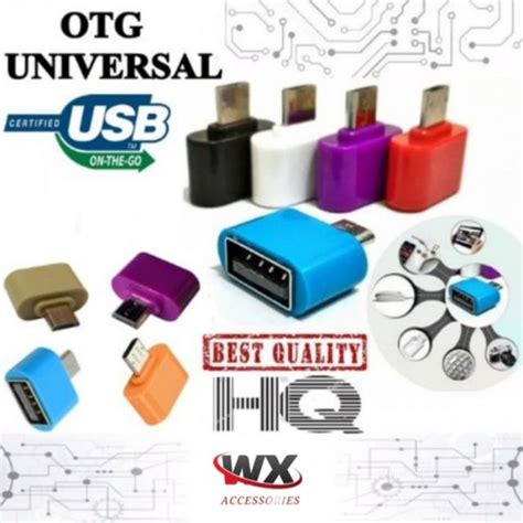 Jual Usb Otg Universal Adapter Android Connector Micro Usb Smart Phone Otg Mini Non Kabel Murah