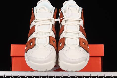 DZ5227 001 Nike Air More Uptempo Dark Russet White Orange