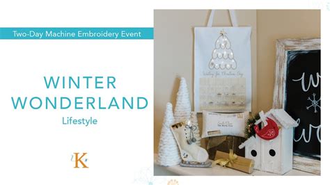 Winter Wonderland Kimberbell Machine Embroidery Event YouTube