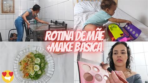 Rotina De M E E Dona De Casa Fiz Almo O Fresquinho Maquiagem B Sica