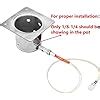 Amazon ZHOUWHJJ Fire Pot Burn Pot And Hot Rod Ignitor Kit Replacement Parts Plus Screws