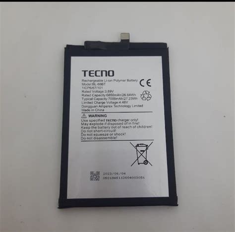 Batre For Tecno Pova Neo 2 Batrai BL68BT LG6N Baterai BL 68BT Battery