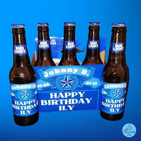 Personalized Bud Light Labels Etsy