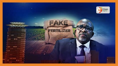 We Dont Have Fake Fertiliser In The Market We Only Have Substandard