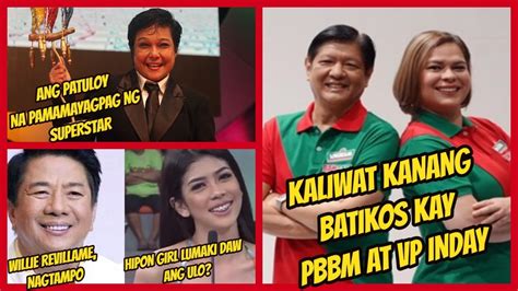 Pres Bongbong Marcos At Vp Inday Sara Duterte Ayaw Tigilan Superstar