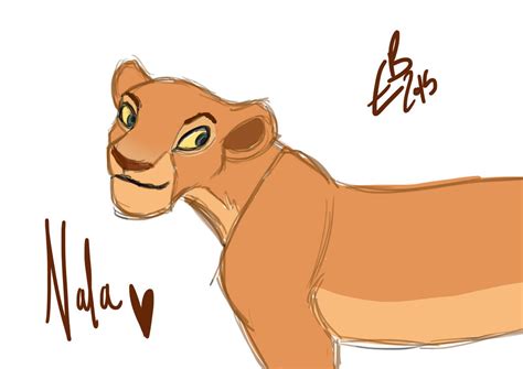 Nala Sketch by Elbel1000 on DeviantArt