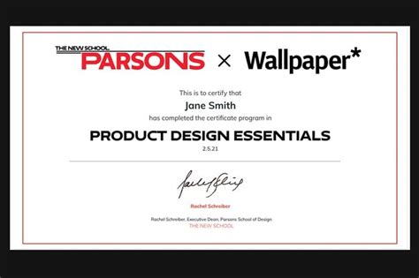 Parsons Product Design Essentials Design Essentials Certificate Programs School Fun