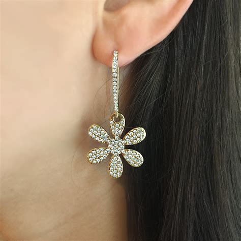 Daisy Drop Earrings Jennifer Miller Jewelry