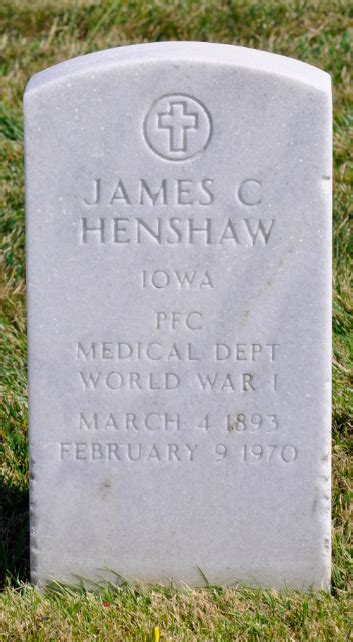 PFC James Cravens Henshaw 1893 1970 Find A Grave Memorial