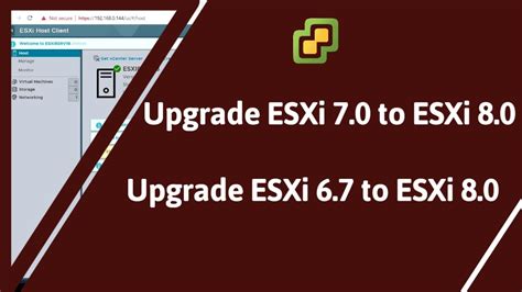 Esxi Upgrade 70 To 80 Upgrade Esxi 7 To 8 Upgrade To Esxi 80