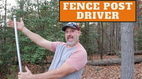 Fence Post Driver For The Small Fiberglass And Small Rebar Post This