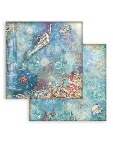 Scrapbooking Pad 10 Sheets Cm 30 5x30 5 12 X12 Songs Of The Sea