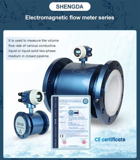 Dn Mag Flow Meter Domestic Water Flow Meter Price Flange Magnetic