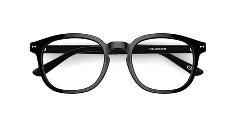 Enhanced Fit Mens Glasses Refshaleoen Black Square Plastic Acetate Frame 199 Specsavers