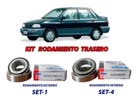 Kit De Rodamiento Trasero Ford Festiva Set 1 Y Set 4 Koyo MercadoLibre