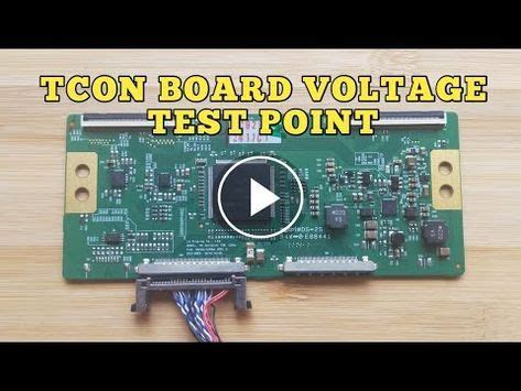 tcon board repair | tcon voltage test point and their common symptom ...