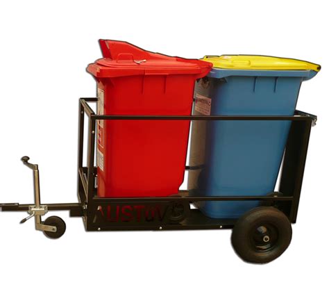 Multi 2 Wheelie Bin Trailer Emoveit