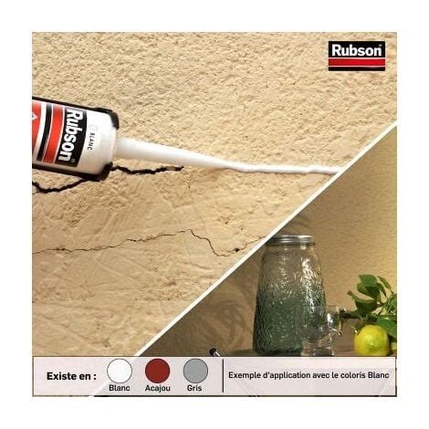 Rubson Mastic Maison Acrylique Murs Fenêtres mastic acrylique gris