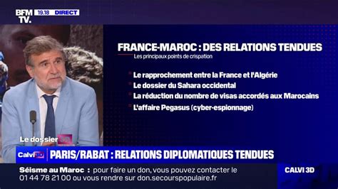 Relations Entre La France Et Le Maroc Les Principaux Points De Crispation