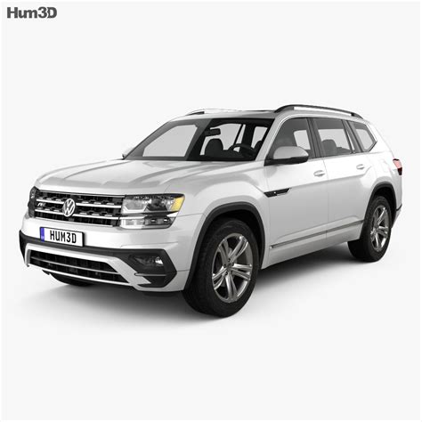 Volkswagen Atlas R Line 2021 3d Model Vehicles On Hum3d