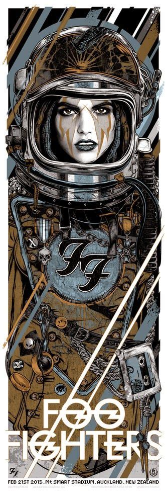 Rhys Cooper Foo Fighters Australia New Zealand Tour Posters Release