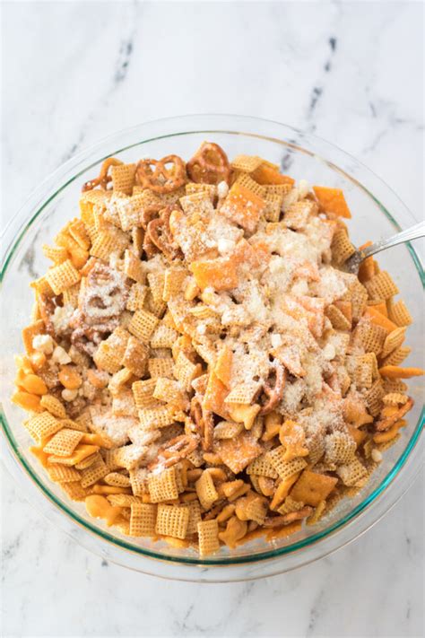 Easy Homemade Cheddar Chex Mix Recipe Play Party Plan