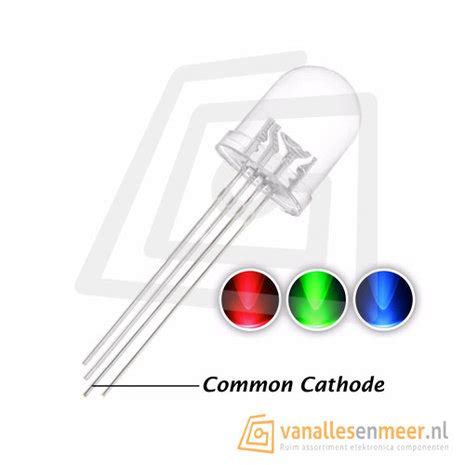 Mm Led Rgb Clear Common Cathode Vanallesenmeer