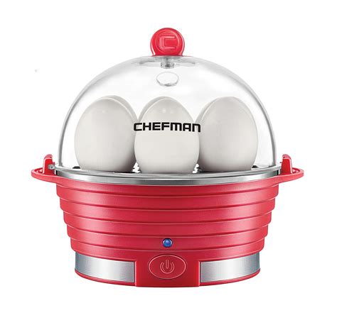 Buy Chefman Electric Egg Cooker Boiler Rapid Poacher Food And Vegetable Steamer Quickly Makes Up