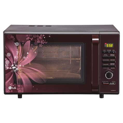 Lg 28 L Convection Microwave Oven Mc2886brum Black Home