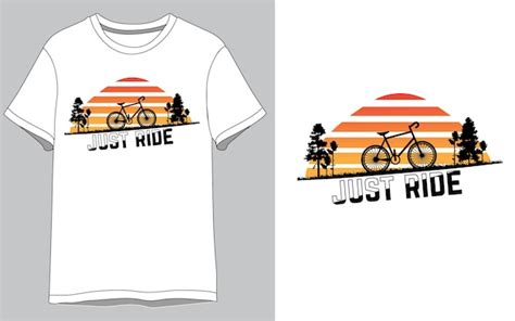 Premium Vector Vector Just Ride T Shirt Design