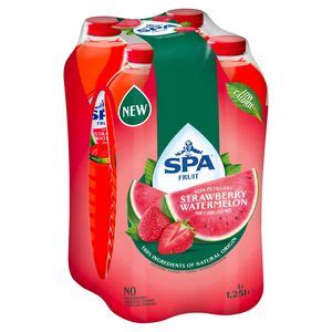 SPA Fruit Niet Bruisende Limonade Aardbei Watermeloen 4 X 1 25 L