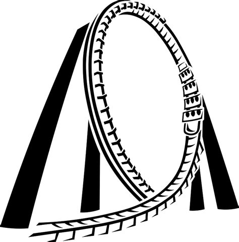 Roller Coaster - Free vector clipart images on creazilla.com