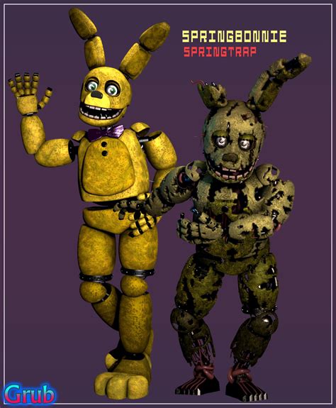 SpringBonnie And SpringTrap SFM R Fivenightsatfreddys