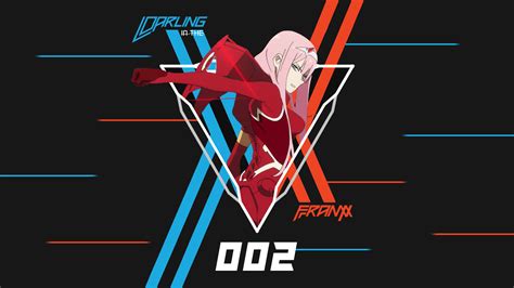 Stunning Darling In The Franxx Logo Zero Two Wallpaper