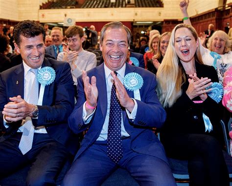 Nigel Farage Leader of Brexit Party Win More Seats in European Elections