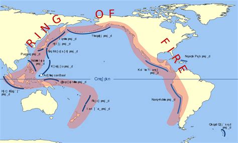 Pacific Ring Of Fire Earthquakes