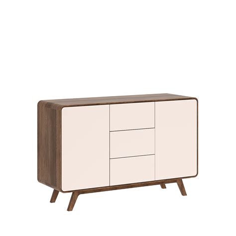 Barrow Clark Trento 2 Door 3 Drawer Sideboard Smoked Oak