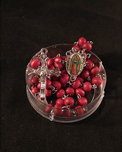 Buy First Communion Baptism Our Lady Of Guadalupe Red Rosaries Gifts