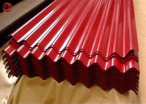 Colour Coated Hot Rolled Corrugated Galvanized Steel Sheet For Roofing