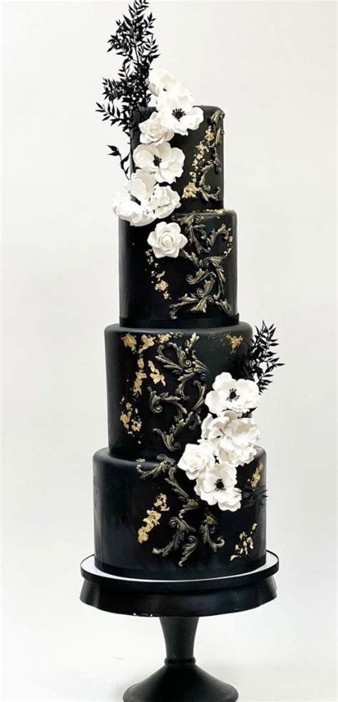 Beautiful Wedding Cakes To Suit Different Styles Opulence Black Cake