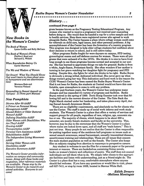 Women Speak Spring 1994 By Central Connecticut State University Issuu