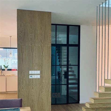 drzwi loftowe do wiatrołapu Icon Loft Steel Doors