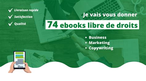 Je Vais Vous Donner 74 Ebooks Libre De Droits Sur Le Business