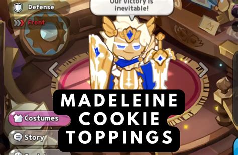 Madeleine Cookie Toppings Build In Cookie Run Kingdom Mirage Portal