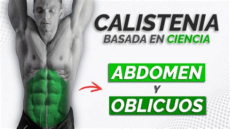 Los Mejores EJERCICIOS Para ABDOMEN Y OBLICUOS De CALISTENIA YouTube