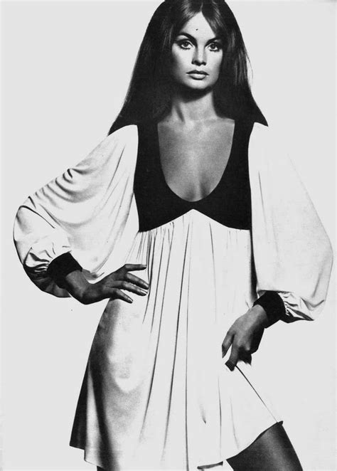 Jean Shrimpton Wearing Chloe By Karl Lagerfeld Photo By David Bailey