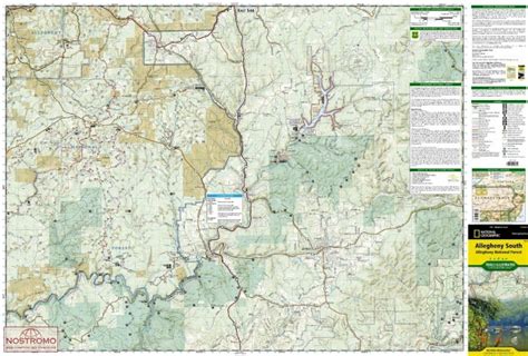 Allegheny National Forest South Carte De Randonnée National Geographic Nostromoweb